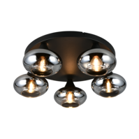 Trio DIVINA plafondlamp | rookkleur | IP20 | E14 | Ø 49 cm