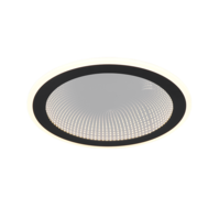 Trio GLACE plafondlamp | LED | mat zwart | Ø 38 cm | IP20