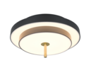 Trio Lighting Trio KEATON ceiling light | 36W | black with gold | Ø 40 cm | IP20 | 20 cm