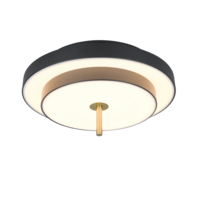 Trio KEATON plafondlamp | LED | zwart met goud | Ø 40 cm | IP20