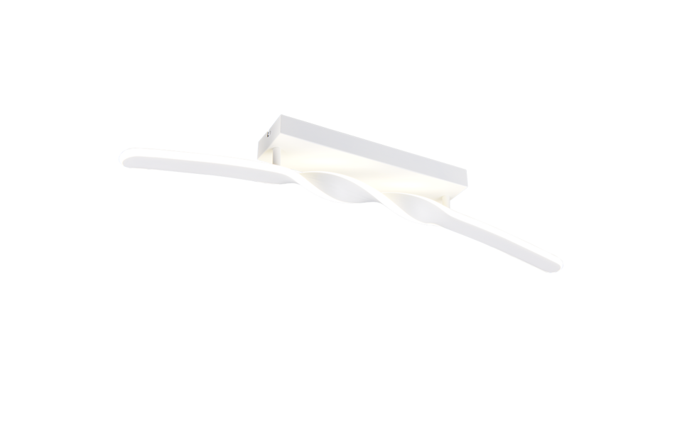 Trio Lighting Trio GINKO plafondlamp | LED | wit mat | 79 x 9 cm | IP20 | 1x 18W | 2100 lm | 4000K | dimbaar Trio Lighting Trio GINKO plafondlamp | LED | wit mat | 79 x 9 cm | IP20 | 1x 18W | 2100 lm | 4000K | dimbaar