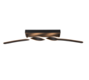 Trio Lighting Trio GINKO LED ceiling light | 1x 18W 1980 lm 3000K | black | IP20 | 12.5 cm