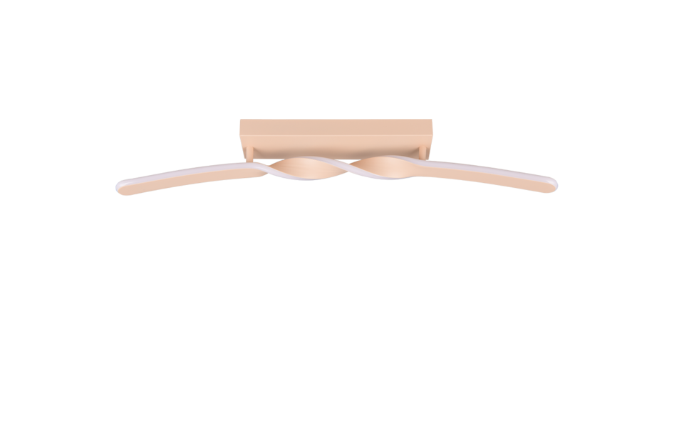 Trio Lighting Trio GINKO plafondlamp | LED | zand | 79 x 9 cm | IP20 | 1x 18W | 1980 lm | 3000K | dimbaar