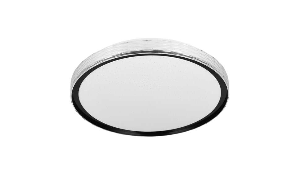 Trio Lighting Trio VARDA plafondlamp | LED | zwart | Ø 39 cm | IP20 | 1x 24W | 2500 lm | 2700-6500K | dimbaar
