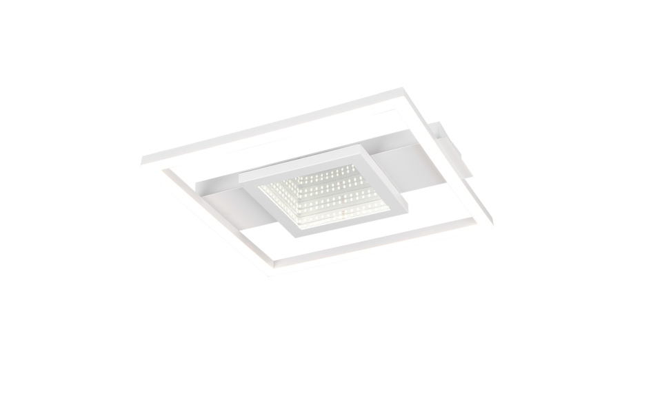 Trio Lighting Trio WHEELER LED ceiling light | 1x 18W 1800 lm 4000K | chrome | IP20 | 5 cm