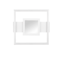 Trio Lighting Trio WHEELER LED ceiling light | 1x 18W 1800 lm 4000K | chrome | IP20 | 5 cm