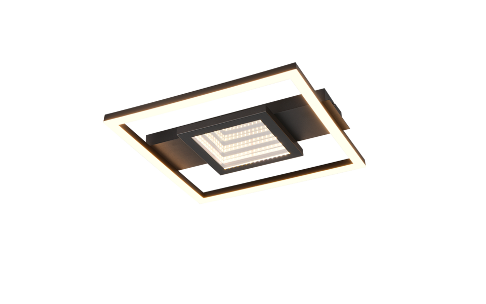 Trio Lighting Trio WHEELER LED ceiling light | 1x 18W 1800 lm 3000K | black | IP20 | 5 cm Trio Lighting Trio WHEELER LED ceiling light | 1x 18W 1800 lm 3000K | black | IP20 | 5 cm