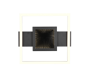 Trio Lighting Trio WHEELER LED ceiling light | 1x 18W 1800 lm 3000K | black | IP20 | 5 cm