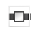Trio Lighting Trio WHEELER plafondlamp | LED | mat zwart | 35 x 33 cm | IP20 | 1x 16W | 2000 lm | 3000K