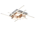Trio Lighting Trio ROGER plafondlamp | LED | nikkel mat | 70 x 70 cm | IP20 | 1x 35W | 4050 lm | 2700-6500K | dimbaar