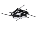 Trio Lighting Trio ROGER plafondlamp | LED | mat zwart | 70 x 70 cm | IP20 | 1x 35W | 4050 lm | 2700-6500K | dimbaar