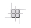 Trio Lighting Trio ROGER LED ceiling light | 1x 35W 4050 lm 2700-6500K | black | Ø 70 cm | IP20 | 11.5 cm