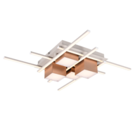 Trio ROGER LED ceiling light | mocha brown | Ø 70 cm | IP20