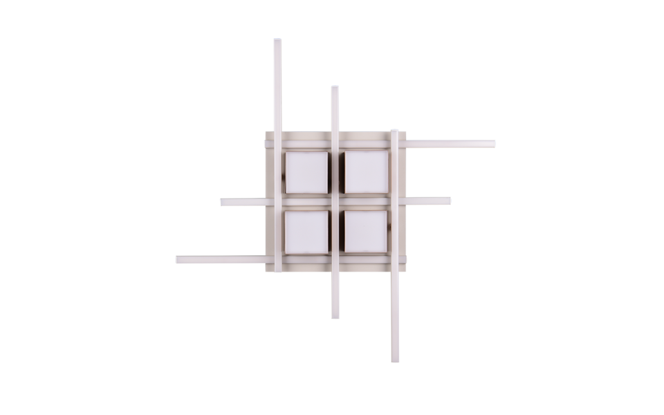 Trio Lighting Trio ROGER plafondlamp | LED | koffie | 70 x 70 cm | IP20 | 1x 35W | 4050 lm | 2700-6500K | dimbaar Trio Lighting Trio ROGER plafondlamp | LED | koffie | 70 x 70 cm | IP20 | 1x 35W | 4050 lm | 2700-6500K | dimbaar