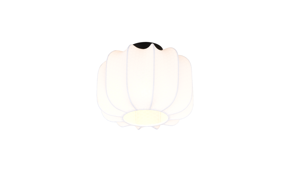 Trio Lighting Trio MADLEINE ceiling light | 1x E27 max 40W | white | Ø 25 cm | IP20 | 19 cm