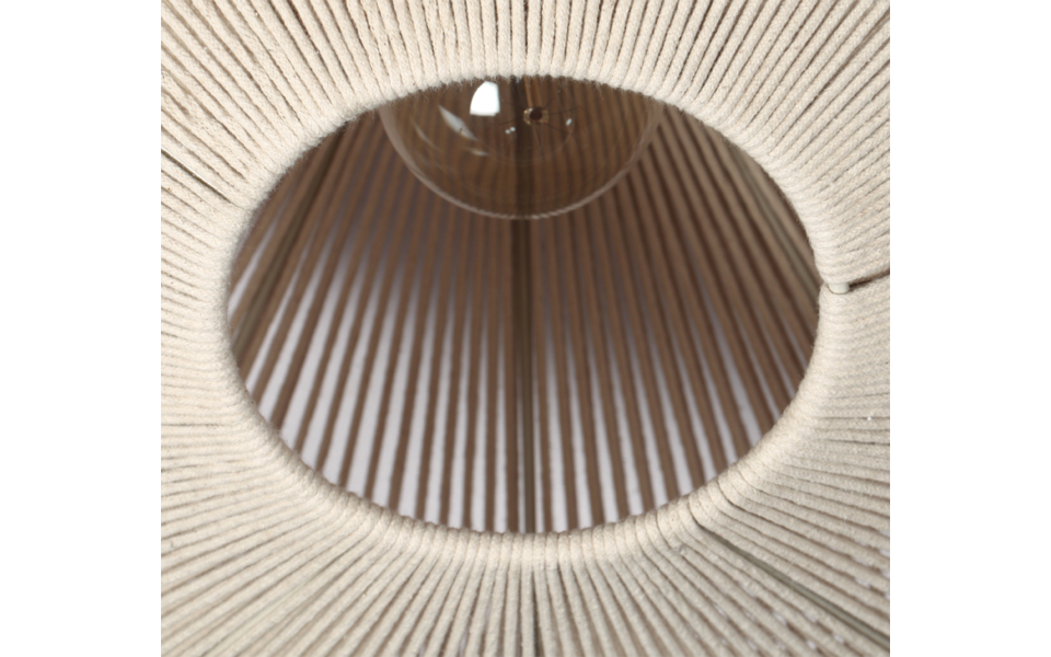Trio Lighting Trio SVEA plafondlamp | E27 Fitting | crèmewit met beige | Ø 46 cm | IP20 | excl. 1x E27 | max. 10W