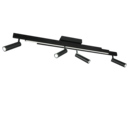 Trio Lighting Trio ZENO LED ceiling light | 5x 7W 4200 lm 2700-6500K | black | IP20 | 15 cm