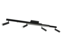 Trio Lighting Trio ZENO LED ceiling light | 5x 7W 4200 lm 2700-6500K | black | IP20 | 15 cm