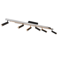 Trio ZENO plafondlamp | LED | aluminium | 180x8,5 cm | uitv. 1