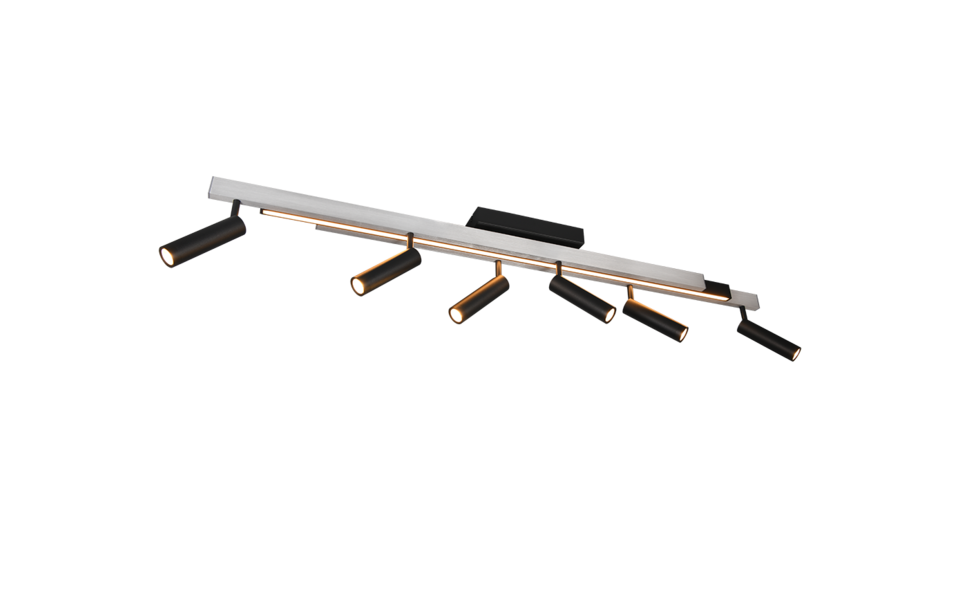 Trio Lighting Trio ZENO LED ceiling light | 6x 7W 800 lm 2700-6500K | IP20 | 15 cm Trio Lighting Trio ZENO LED ceiling light | 6x 7W 800 lm 2700-6500K | IP20 | 15 cm