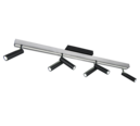 Trio Lighting Trio ZENO plafondlamp | LED | geborsteld aluminium | 180 x 8,5 cm | IP20 | 5,5W,18W | 650 lm, 1x 2200 lm | 2700-6500K | dimbaar