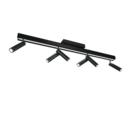 Trio Lighting Trio ZENO LED ceiling light | 6x 7W 800 lm 2700-6500K | black | IP20 | 15 cm