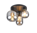 Trio Lighting Trio DIVA ceiling light | 3x E27 max 40W | black | Ø 39 cm | IP20 | 28.5 cm
