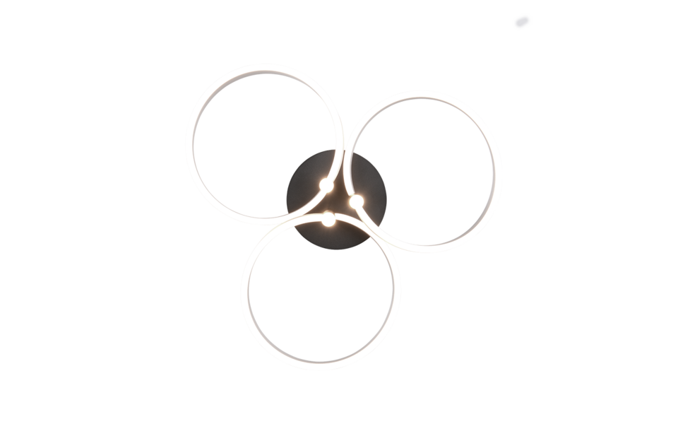 Trio Lighting Trio CARUSO plafondlamp | LED | geborsteld aluminium | Ø 65,5 cm | IP20 | 1x 43W | 4980 lm | 2300+3000+4000K | dimbaar