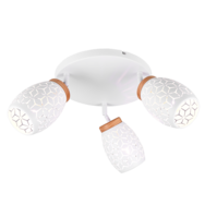 Trio BIDAR plafondlamp | wit mat | IP20 | E14 Fitting