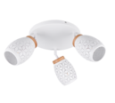 Trio Lighting Trio BIDAR plafondlamp | E14 Fitting | wit mat | Ø 58 cm | IP20 | excl. 3x E14 | max. 10W