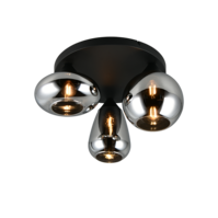 Trio LUMINA ceiling light | E14 | black | Ø 48.5 cm | IP20 Trio LUMINA ceiling light | E14 | black | Ø 48.5 cm | IP20
