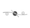 Trio Lighting Trio NAPOLI LED ceiling light | 1x 26W 2800 lm 4000K | black | IP20 | 20.5 cm