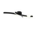 Trio Lighting Trio NAPOLI plafondlamp | LED | mat zwart | 70 x 20,5 cm | IP20 | 1x 27W | 3200 lm | 2300+3000+4000K | dimbaar