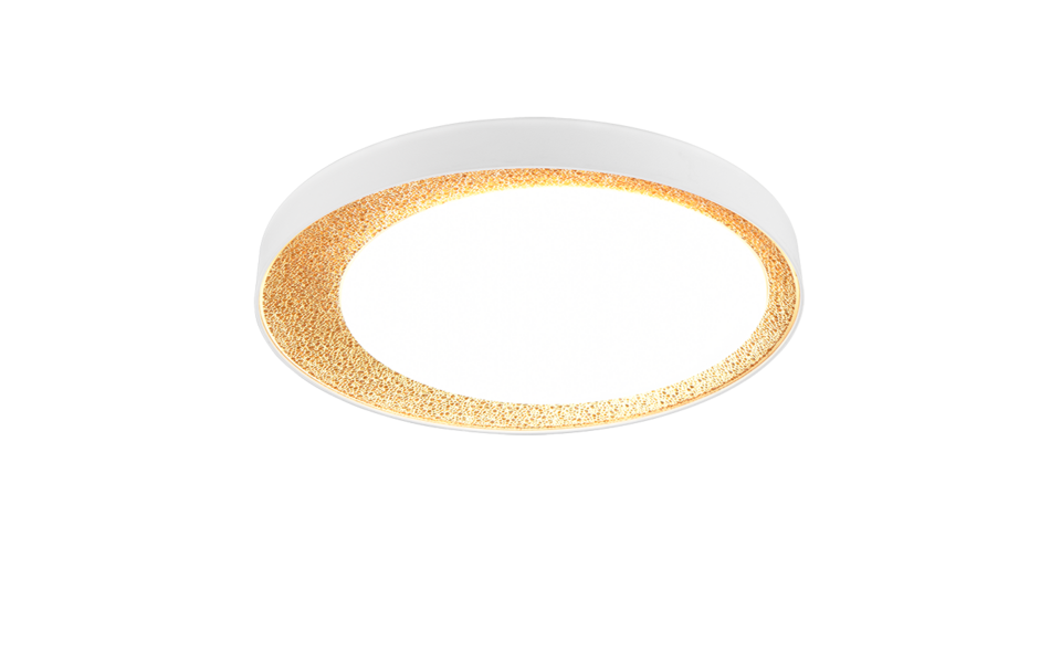 Trio Lighting Trio ALETA plafondlamp | LED | goudkleurig | Ø 45 cm | IP20 | 1x 24W | 2500 lm | 2700-6500K | dimbaar