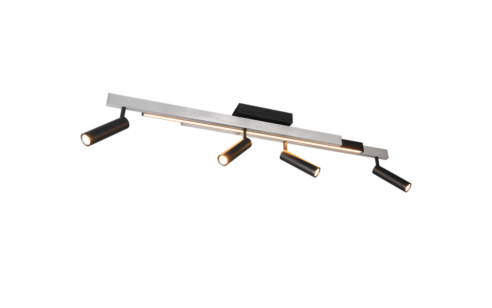 Trio Lighting Trio ZENO LED ceiling light | 5x 7W 4200 lm 2700-6500K | IP20 | 15 cm Trio Lighting Trio ZENO LED ceiling light | 5x 7W 4200 lm 2700-6500K | IP20 | 15 cm