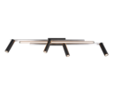 Trio Lighting Trio ZENO plafondlamp | LED | geborsteld aluminium | 133 x 8,5 cm | IP20 | 5,5W,12W | 650 lm, 1x 1500 lm | 2700-6500K | dimbaar