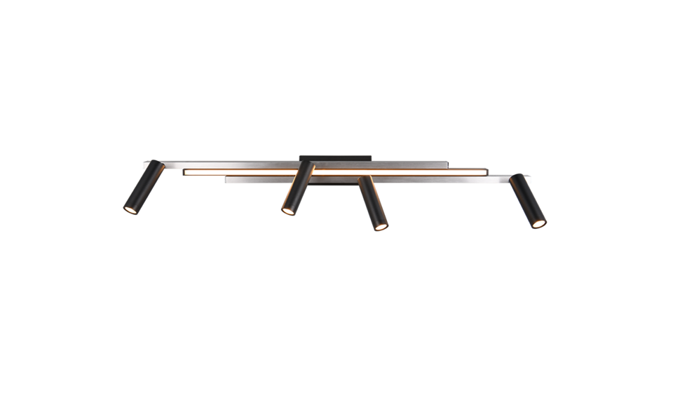 Trio Lighting Trio ZENO LED ceiling light | 5x 7W 4200 lm 2700-6500K | IP20 | 15 cm Trio Lighting Trio ZENO LED ceiling light | 5x 7W 4200 lm 2700-6500K | IP20 | 15 cm