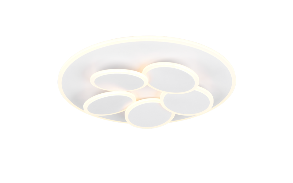 Trio Lighting Trio MANDALA plafondlamp | LED | wit mat | Ø 49 cm | IP20 | 1x 35W | 4200 lm | 2700-6500K | dimbaar Trio Lighting Trio MANDALA plafondlamp | LED | wit mat | Ø 49 cm | IP20 | 1x 35W | 4200 lm | 2700-6500K | dimbaar