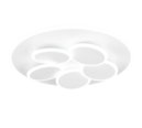 Trio Lighting Trio MANDALA LED ceiling light | 1x 40W 4500 lm 3000-6500K | chrome | Ø 48 cm | IP20 | 7.5 cm