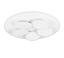 Trio Lighting Trio MANDALA LED ceiling light | 1x 40W 4500 lm 3000-6500K | chrome | Ø 48 cm | IP20 | 7.5 cm