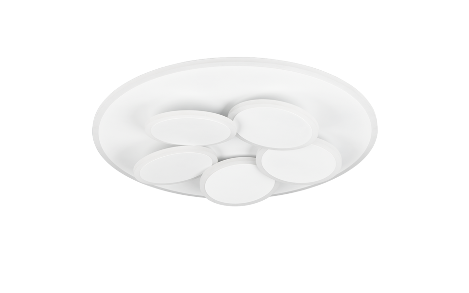 Trio Lighting Trio MANDALA LED ceiling light | 1x 40W 4500 lm 3000-6500K | chrome | Ø 48 cm | IP20 | 7.5 cm Trio Lighting Trio MANDALA LED ceiling light | 1x 40W 4500 lm 3000-6500K | chrome | Ø 48 cm | IP20 | 7.5 cm
