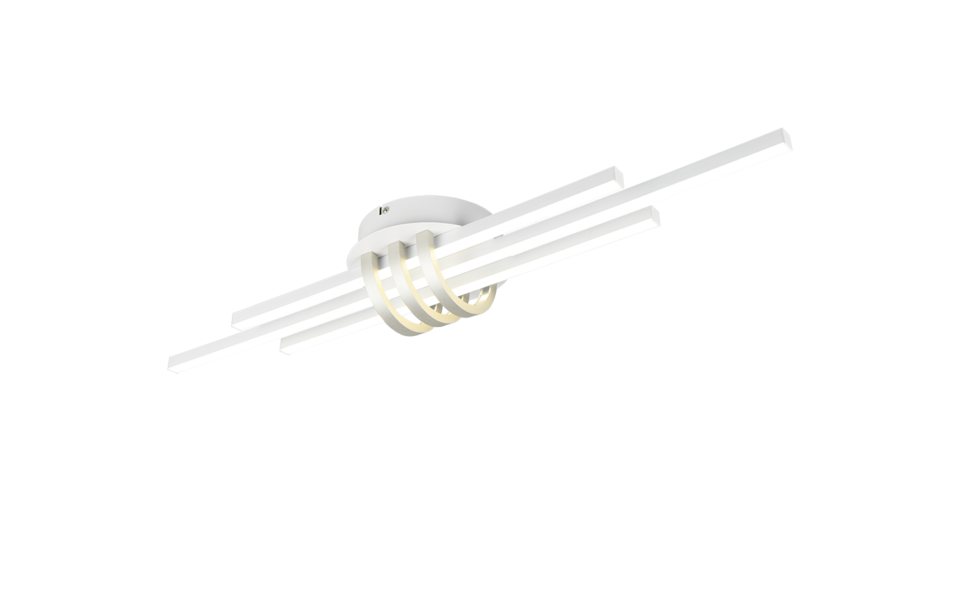Trio Lighting Trio CINQUETO LED ceiling light | 1x 25W 2250 lm 4000K | chrome | Ø 80 cm | IP20 | 10 cm