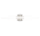 Trio Lighting Trio CINQUETO LED ceiling light | 1x 25W 2250 lm 4000K | chrome | Ø 80 cm | IP20 | 10 cm