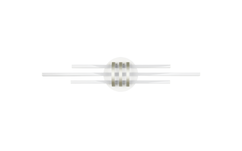 Trio Lighting Trio CINQUETO plafondlamp | LED | wit mat | 81 x 18 cm | IP20 | 1x 20W | 2500 lm | 4000K | dimbaar
