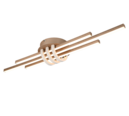 Trio Lighting Trio CINQUETO LED ceiling light | 1x 25W 2250 lm 3000K | mocha brown | Ø 80 cm | IP20 | 10 cm