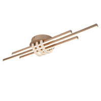Trio CINQUETO LED ceiling light | mocha brown | Ø 80 cm | IP20