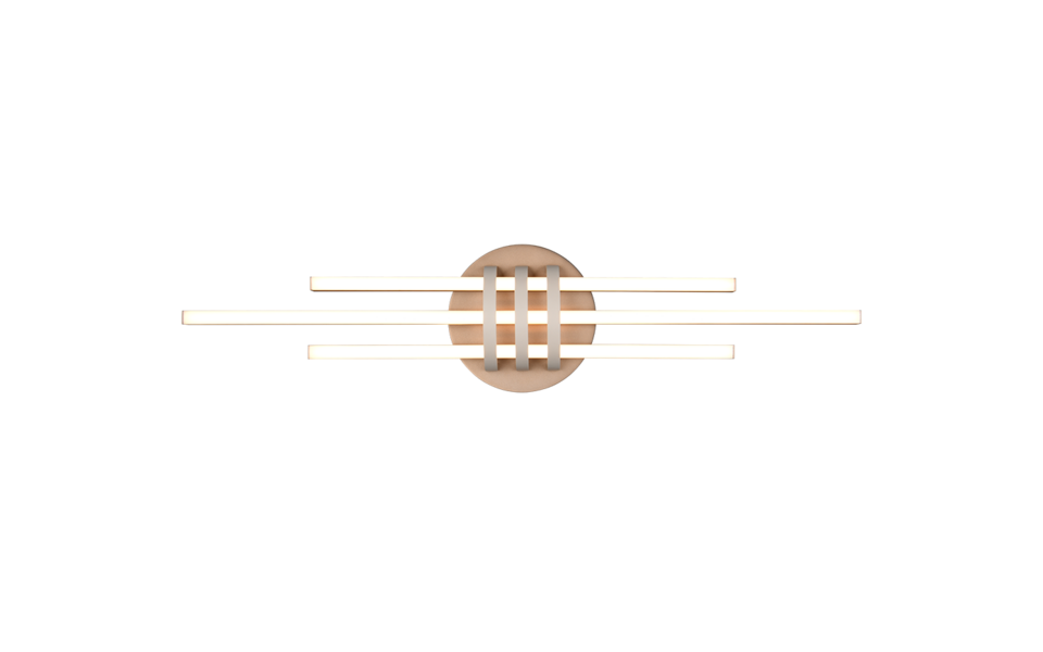 Trio Lighting Trio CINQUETO LED ceiling light | 1x 25W 2250 lm 3000K | mocha brown | Ø 80 cm | IP20 | 10 cm