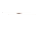 Trio Lighting Trio ODIO plafondlamp | LED | nikkel mat | 110 x 8,5 cm | IP20 | 1x 22W | 2500 lm | 3000K | dimbaar