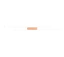 Trio Lighting Trio ODIO plafondlamp | LED | warm grijs | 110 x 8,5 cm | IP20 | 1x 22W | 2500 lm | 3000K | dimbaar