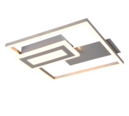 Trio Lighting Trio SPIRO plafondlamp | LED | nikkel mat | 33 x 30 cm | IP20 | 1x 22W | 2500 lm | 3000K | dimbaar
